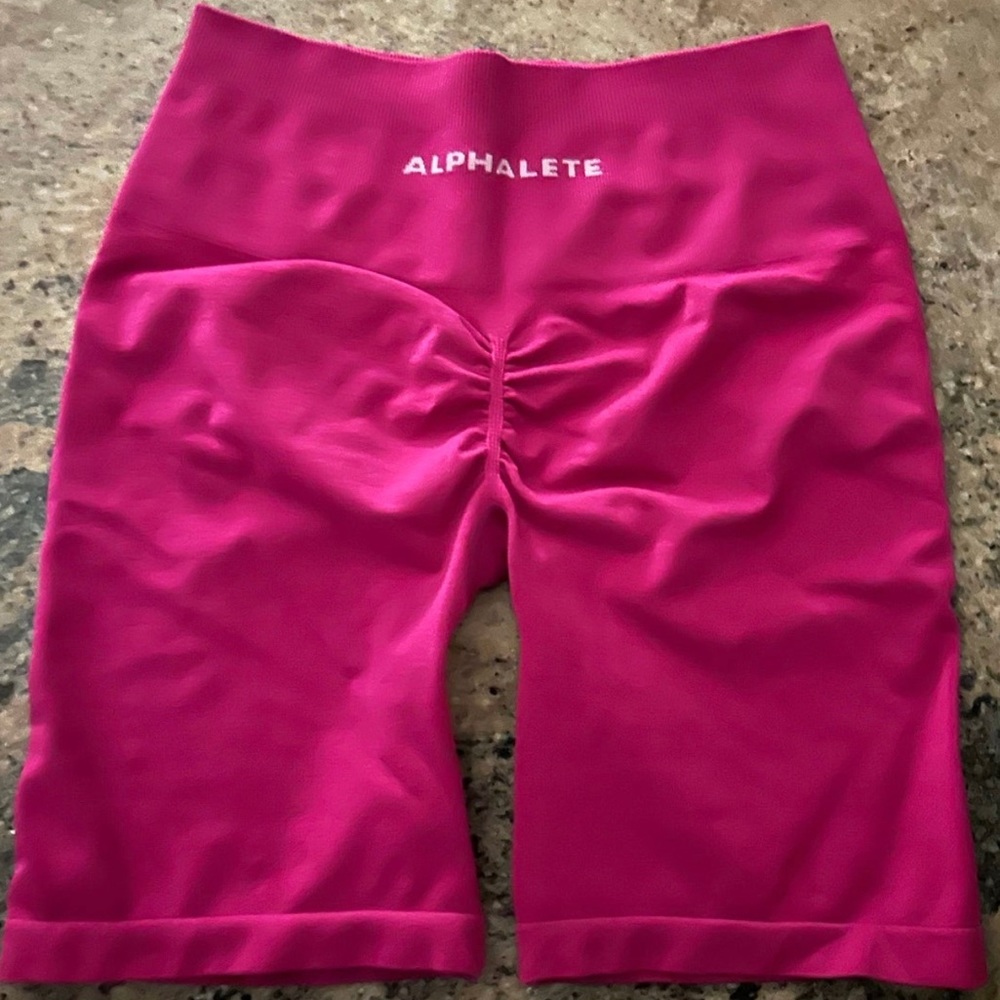 Brand new alphalete magenta shorts